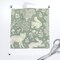 Green Botanical Scandinavian Nursery Forest Animals Deer Fox Rabbit Squirrel Country Rustic Farmhouse Cottagecore Neutral Custom Printed Fabric by Spoonflower Various Fabrics by the Yard or Fat Quarter